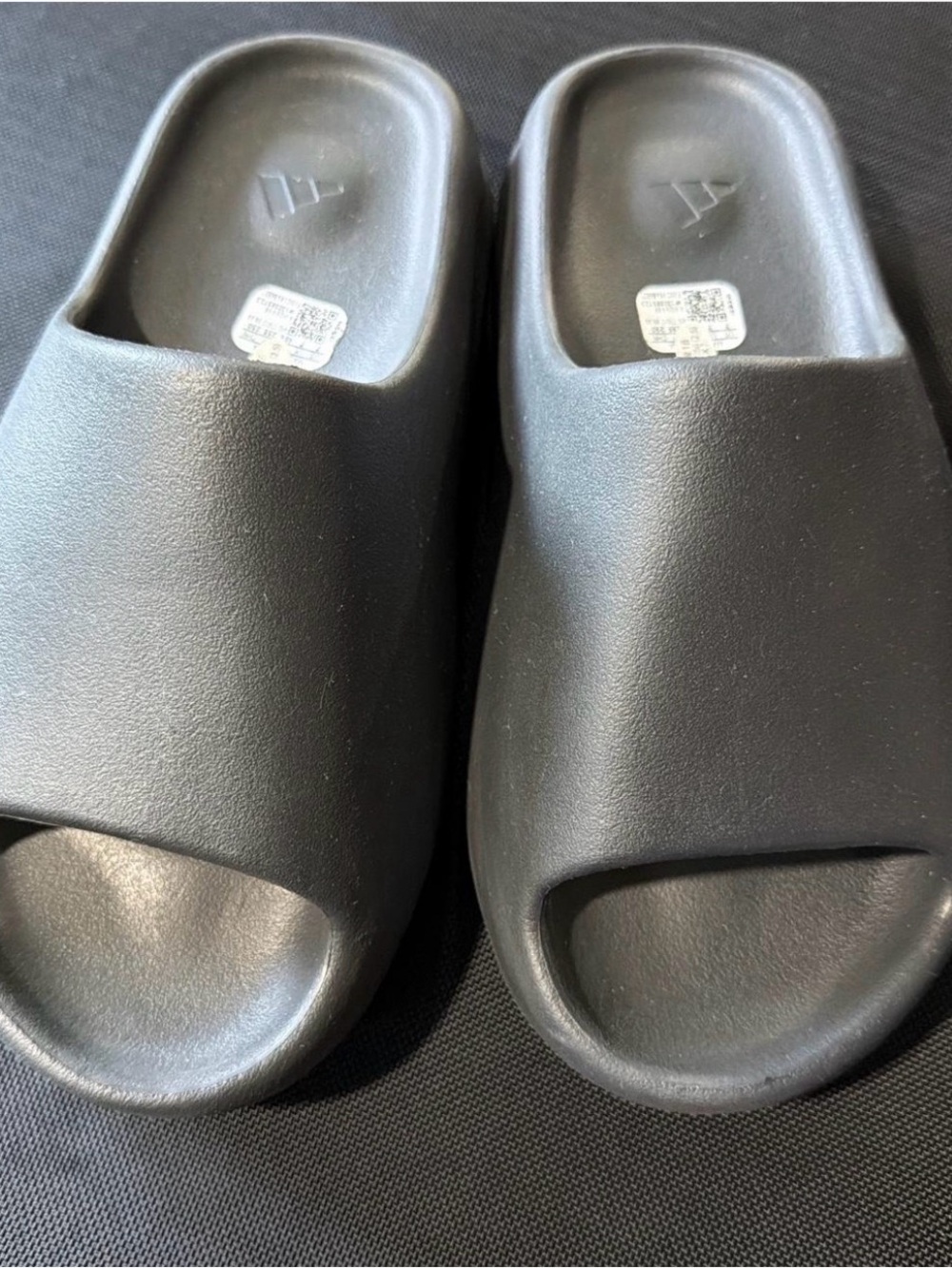 adidas Black Minimalist Slip-On Slide Sandals